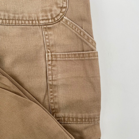 Carhartt B324 Men's Utility Work Pants 36x30 Relaxed Fit Twill Khaki Workwear US - Picture 4 of 14